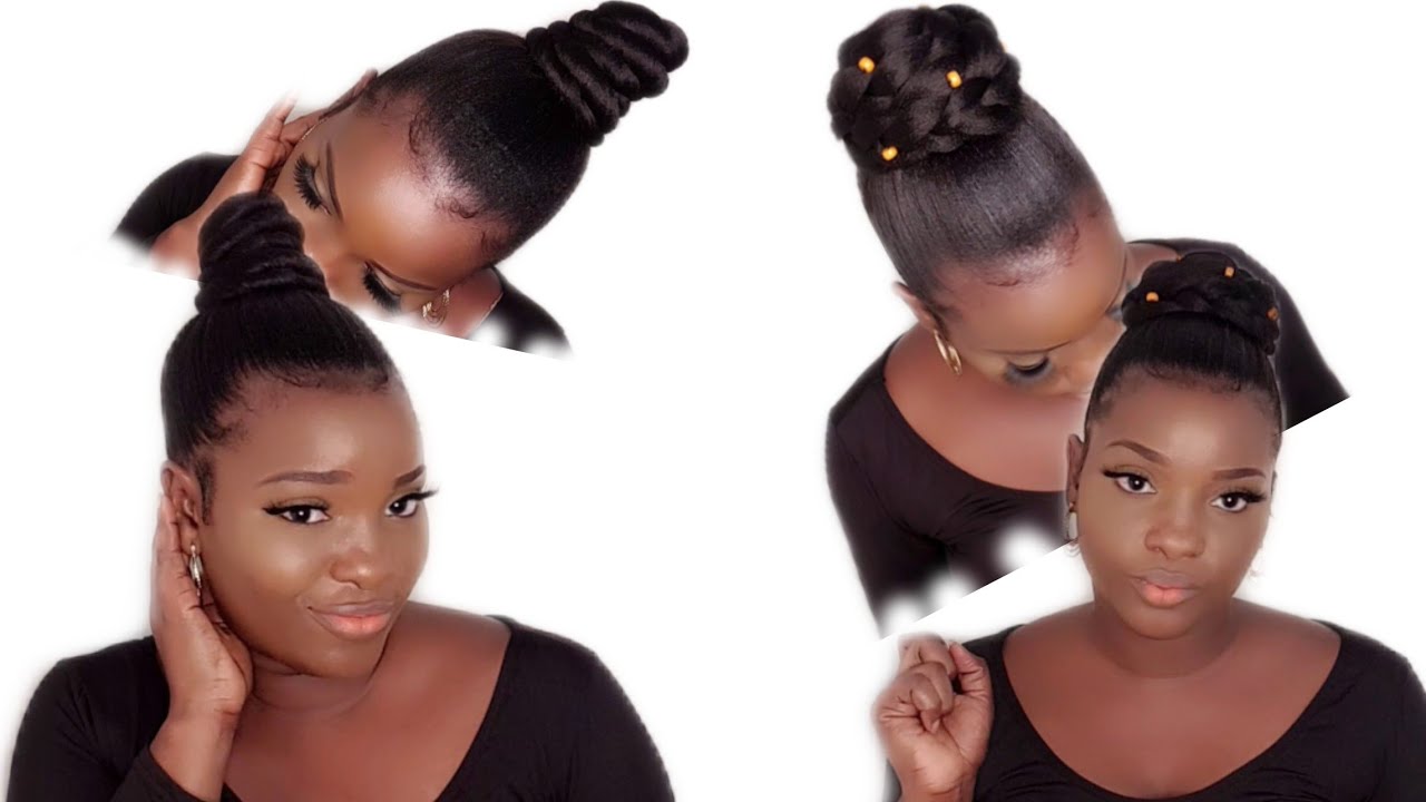 COMMENT FAIRE UNE COIFFURE SIMPLE, RAPIDE ,TENDANCE ET PROTECTRICE (05) 🤗 nys