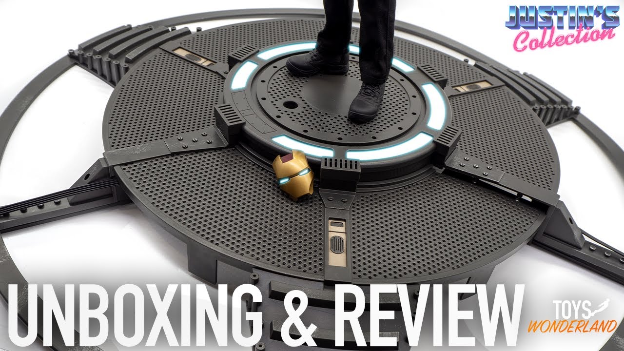 Iron Man 3 Workshop 1/6 Scale Diorama Display Base Toys Box Unboxing & Review