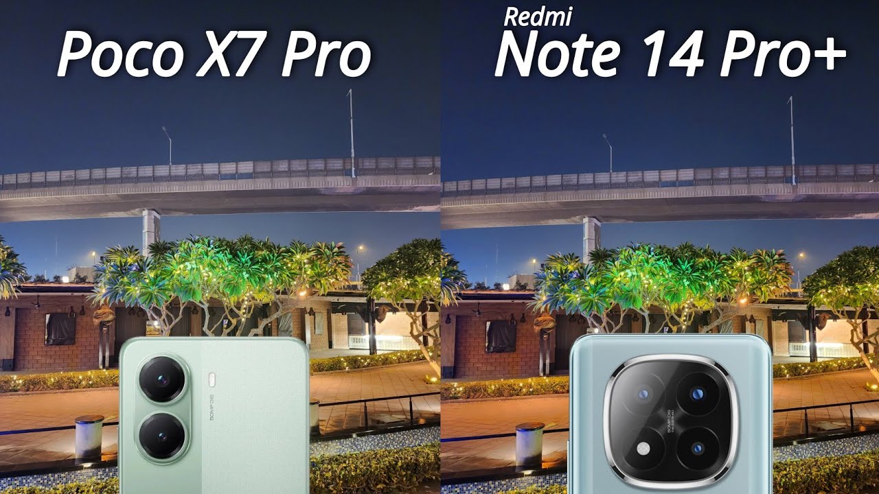 Тест камеры Poco X7 Pro против Redmi Note 14 Pro Plus