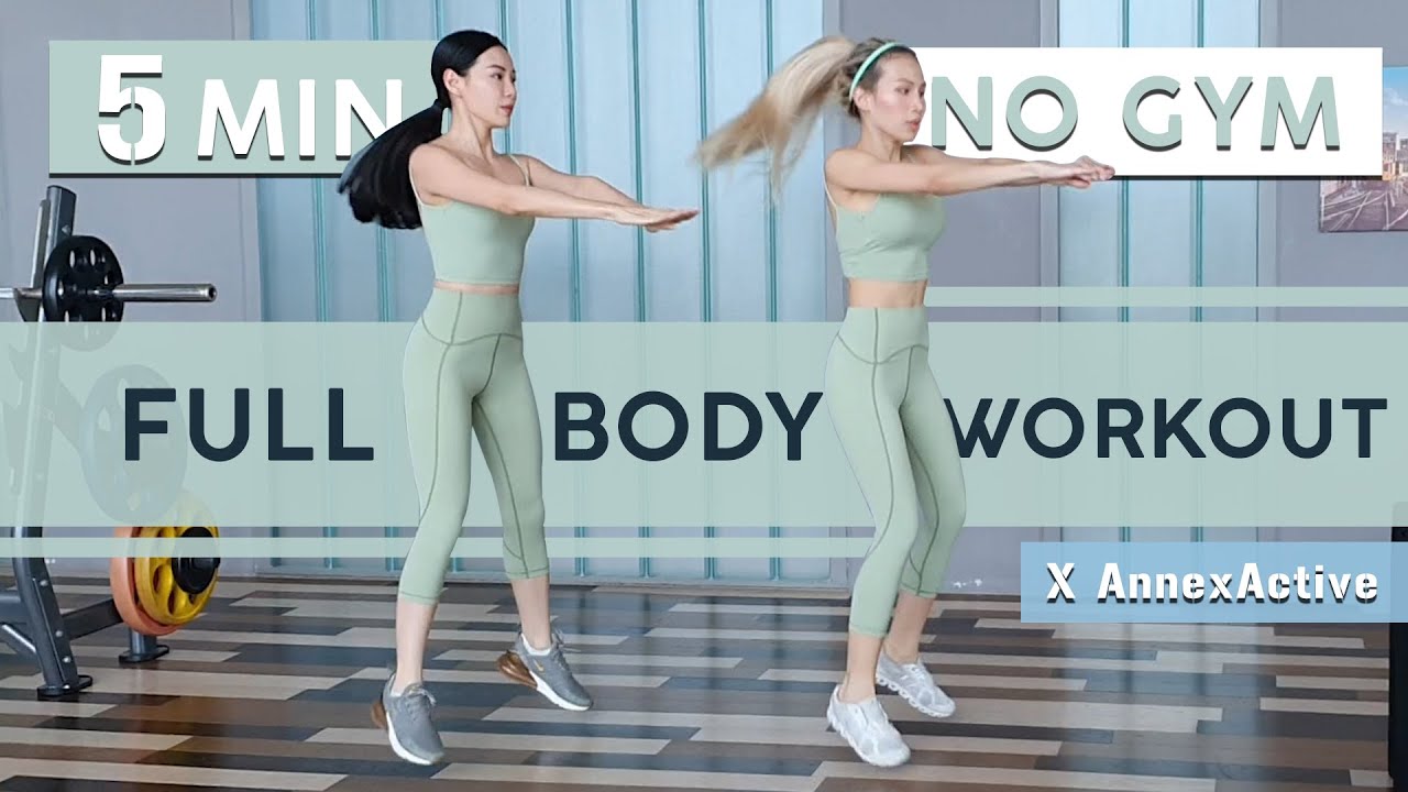 5 Min No Gym ♡ Full Body Workout ♡ TubTim Happy Fit X Annex