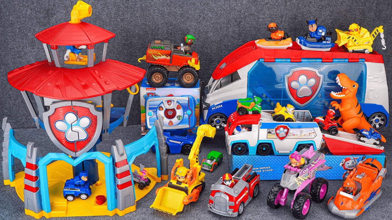 14-minute unboxing experience, cool ultimate Paw Patrol toy video compilation ASMR | Toy review