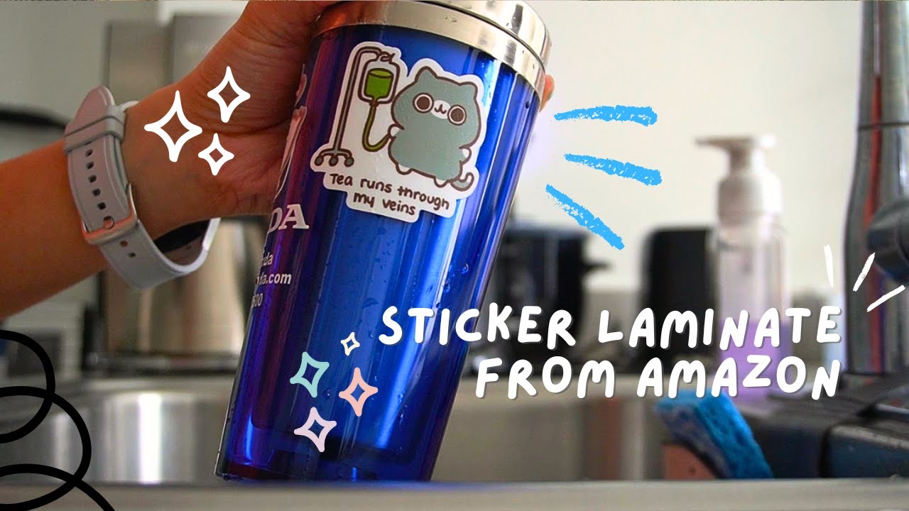Matte vinyl laminate from Amazon! ✨ Reviewing Turner Moore Edition Laminate for stickers!