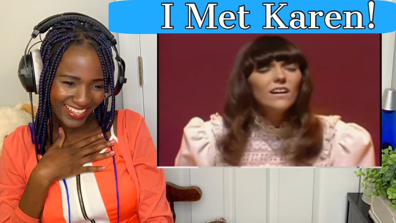 SINGER'S FIRST TIME HEARING Carpenters-We've Only Just Begun REACTION