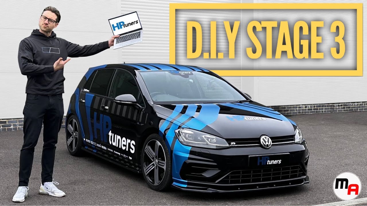 Шаг 3 «сделай сам» на VW GOLF R MK7.5 — вы можете настроить свой автомобиль прямо на подъездной д...