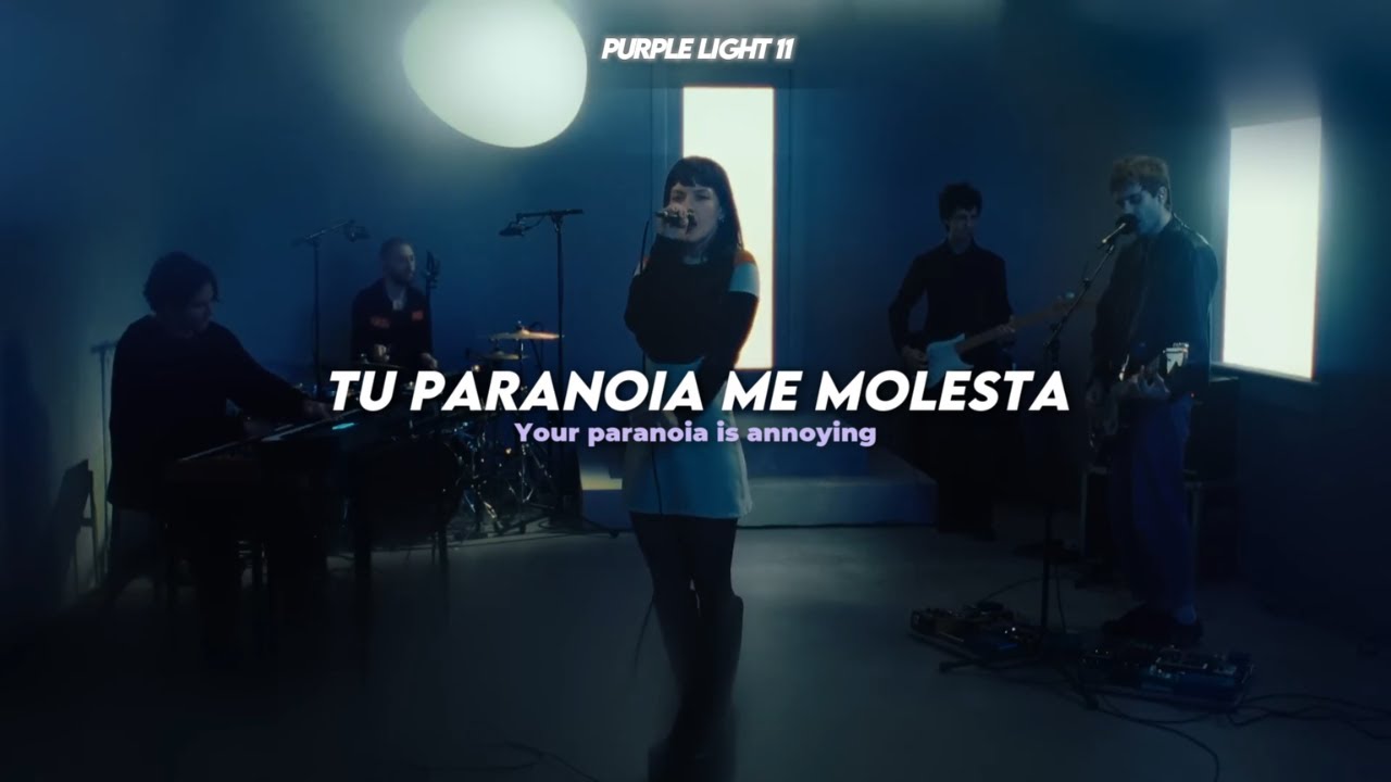 The Marías - Paranoia (Español - Lyrics) || Video Live