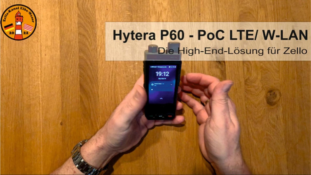 Hytera P60 - PoC LTE / W-LAN unboxing