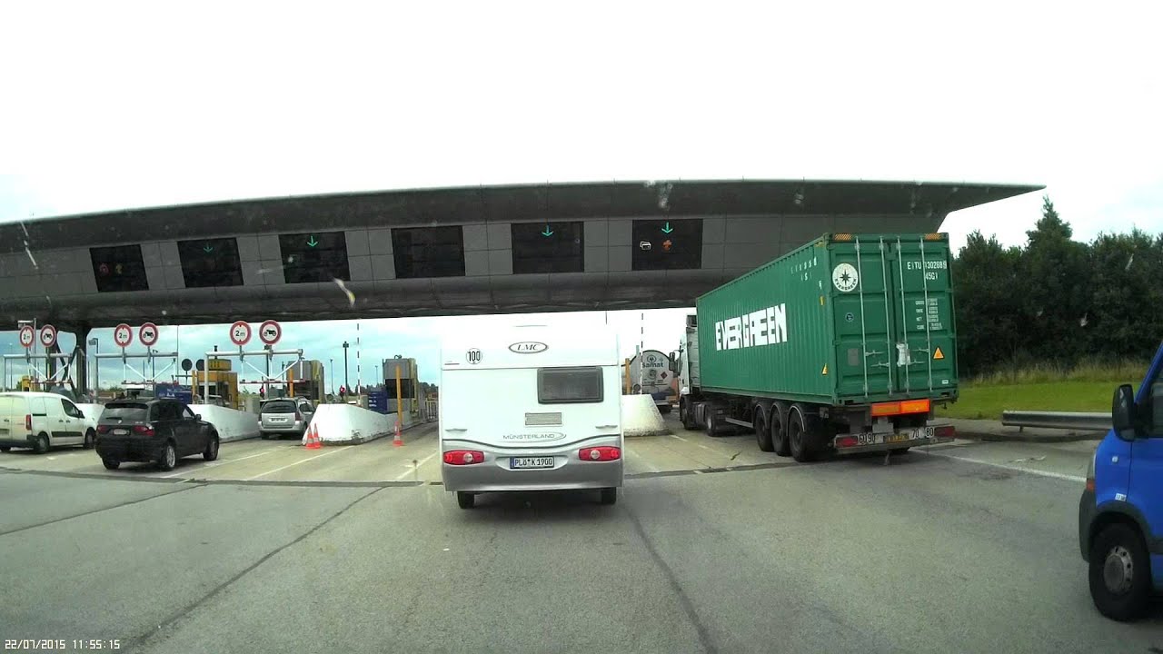 IT'S ALL KICKING OFF AT THE FRENCH TOLL BOOTHS