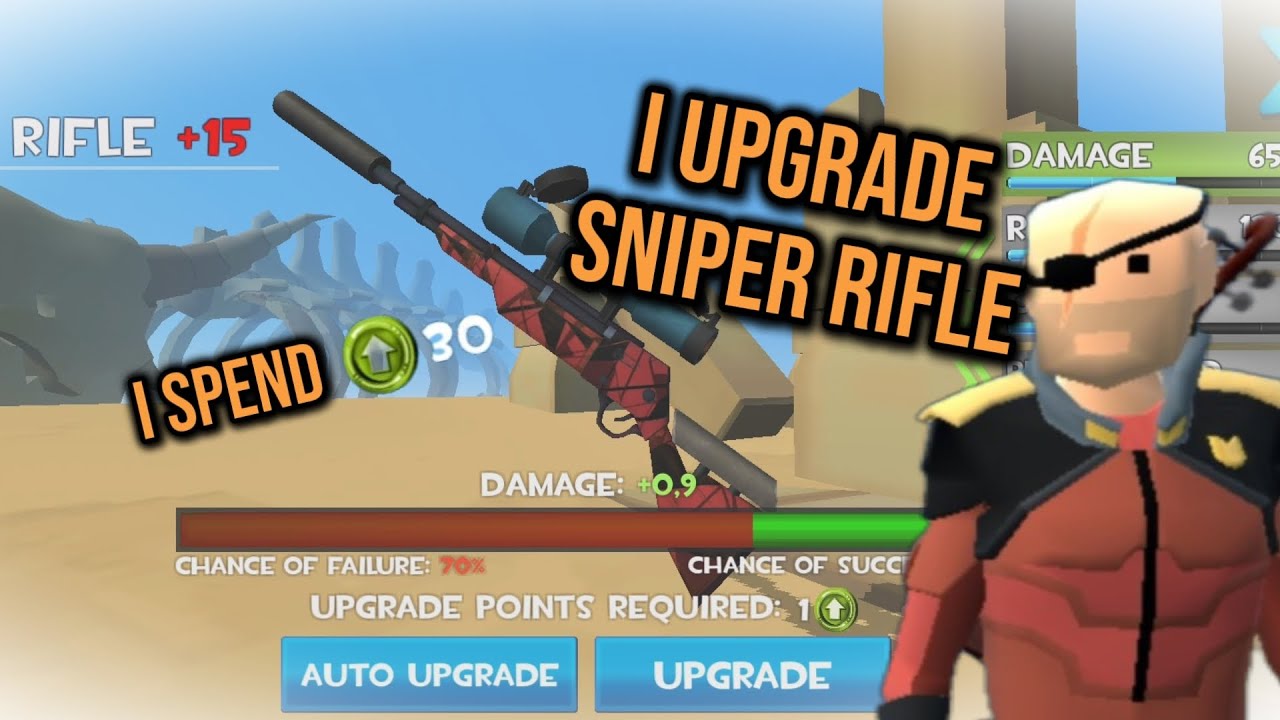 I UPGRADE SNIPER RIFLE! | Rocket Royale 