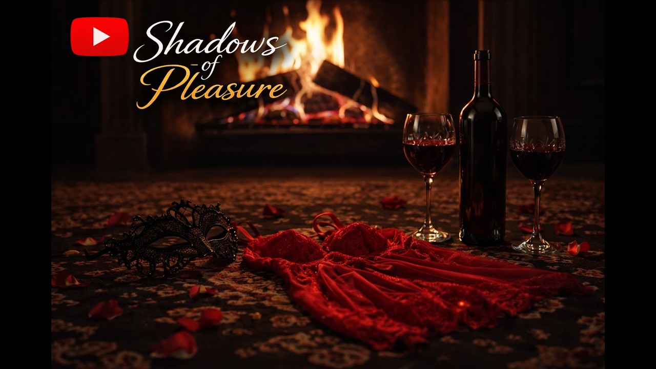 Sensual Music Instrumental Playlist ❤️ 1 Hour Fireplace and Guitar Music 🎸Chill Date Night Music