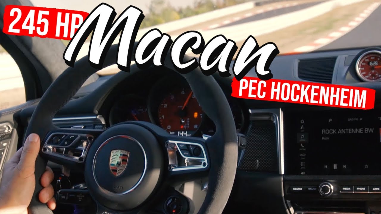BASE PORSCHE MACAN ON TRACK? Hell yeah with Instructors at PEC Hockenheimring! Even banged my head!