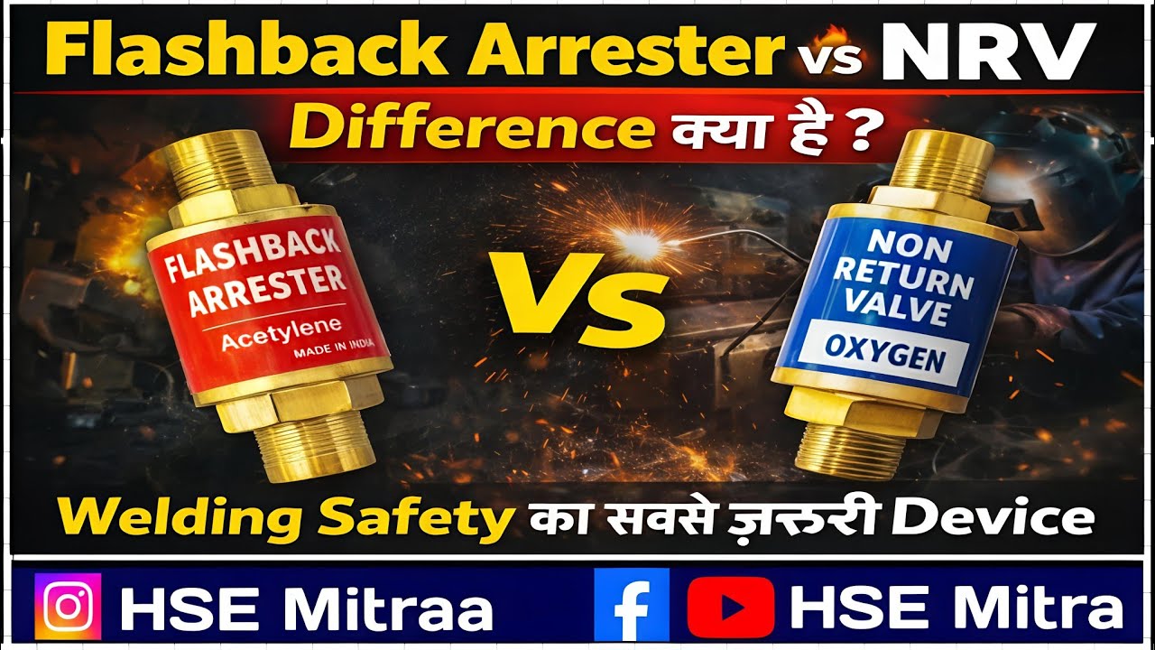 Flashback Arrester vs NRV 🔥 | Difference क्या है? | Welding Safety का सबसे ज़रूरी Device Explained