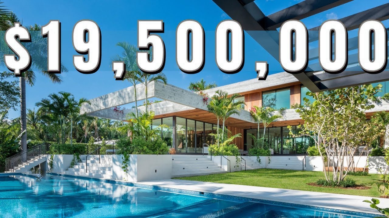 Inside a $19,500,000 Brand New Miami Beach MEGA Mansion