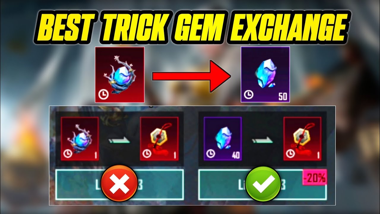 Best Trick Gem Exchange BGMI | Gem Convert Trick | Pre Order Gem Exchange Event BGMI