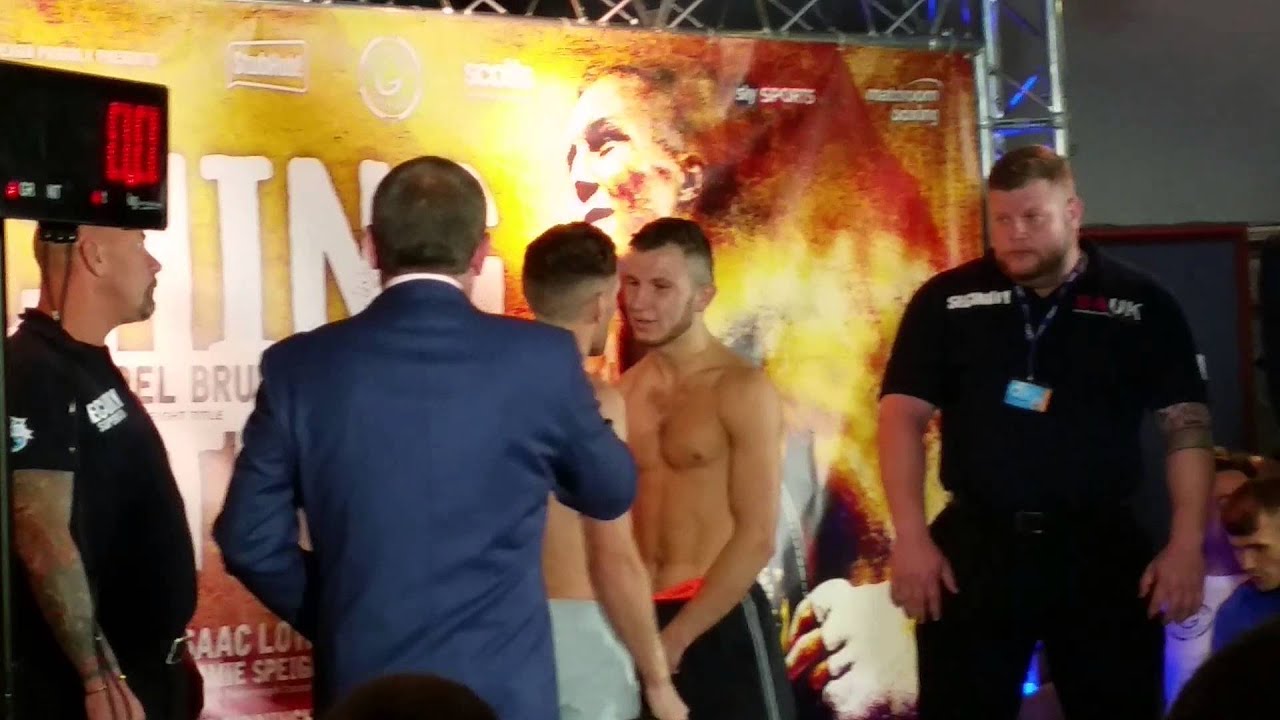 JAMIE SPEIGHT V ISAAC LOWE HEAD TO HEAD