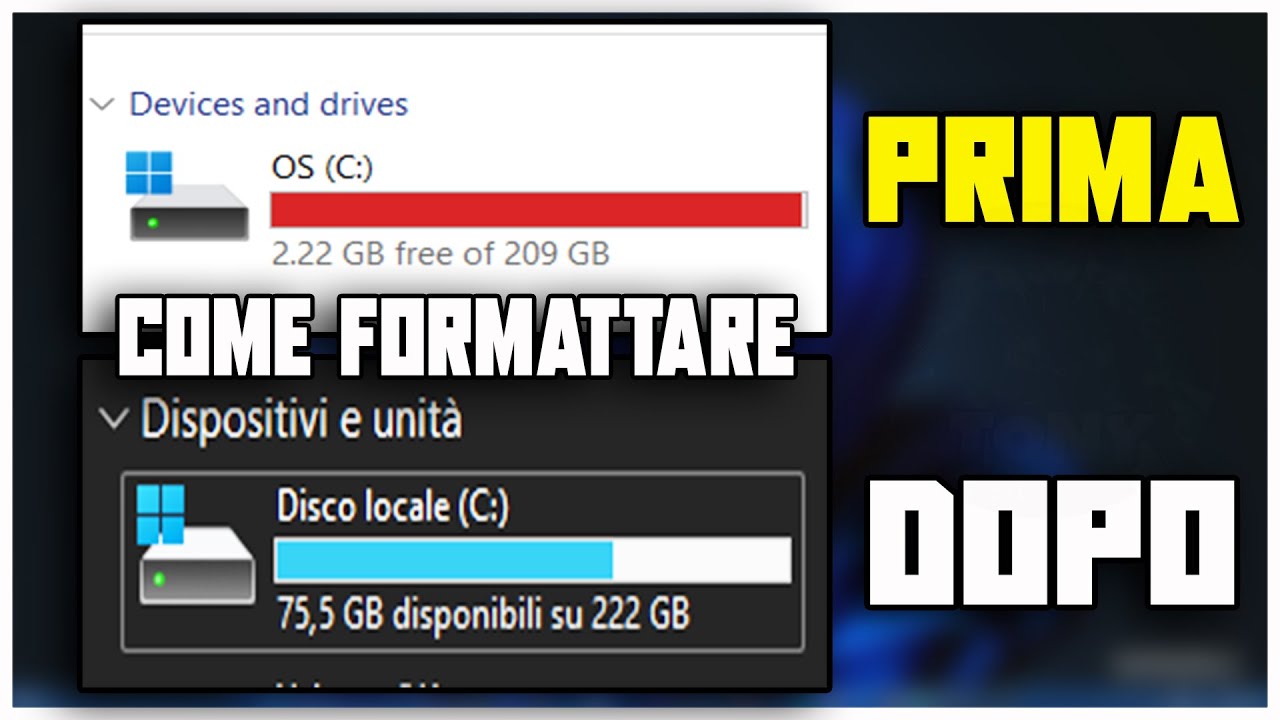 COME FORMATTARE COMPLETAMENTE UN HARD DISK O UN SSD | Pulizia Disco su Windows 10 e 11 - TUTORIAL