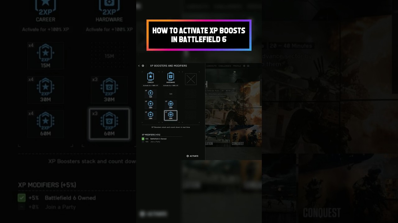Как активировать бонусы к опыту в Battlefield 6 и быстрее повышать уровень