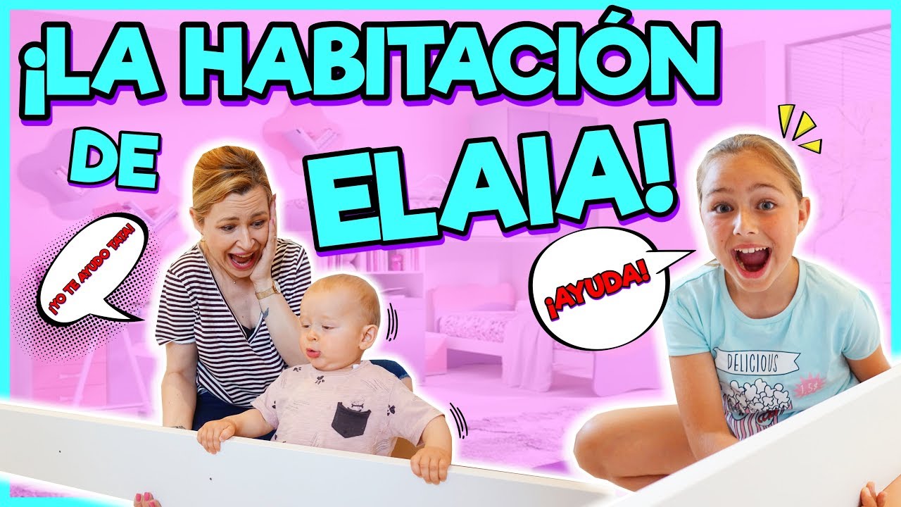 🎉¡MONTAMOS la HABITACIÓN de ELAIA! | VLOGS DIARIOS | Familia Carameluchi 👨‍👩‍👧‍👦