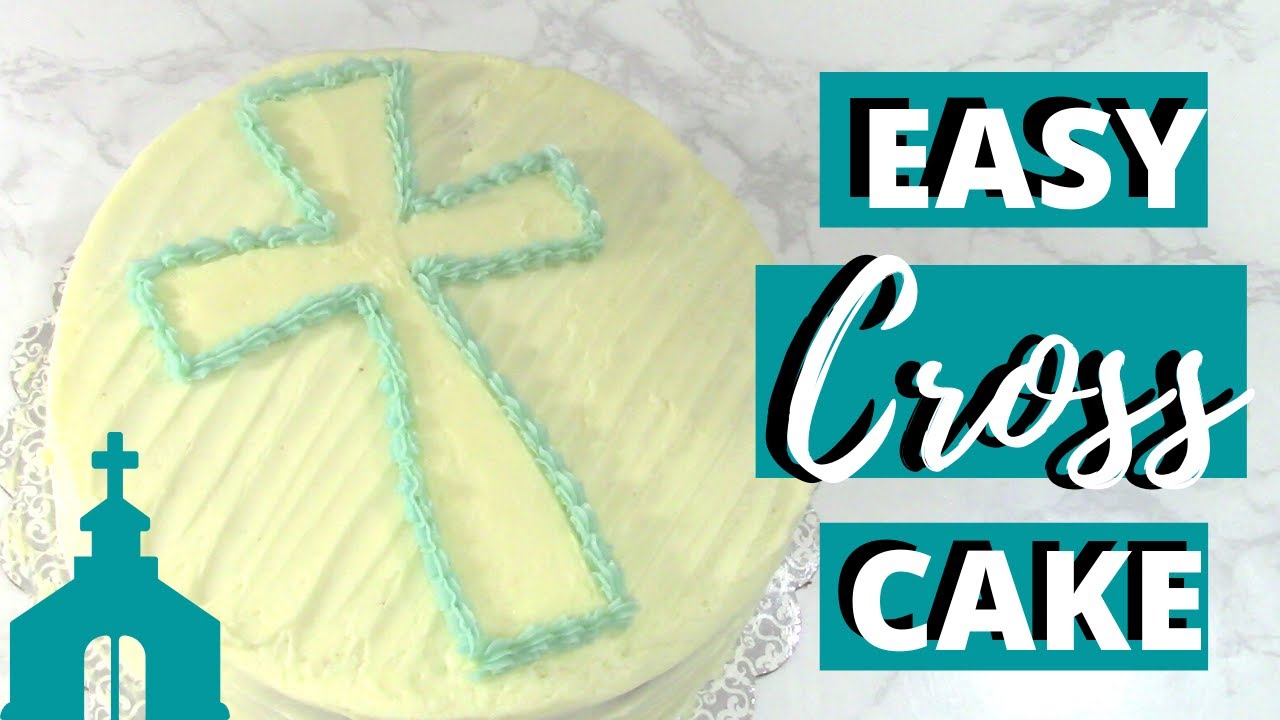 Easy CROSS CAKE!
