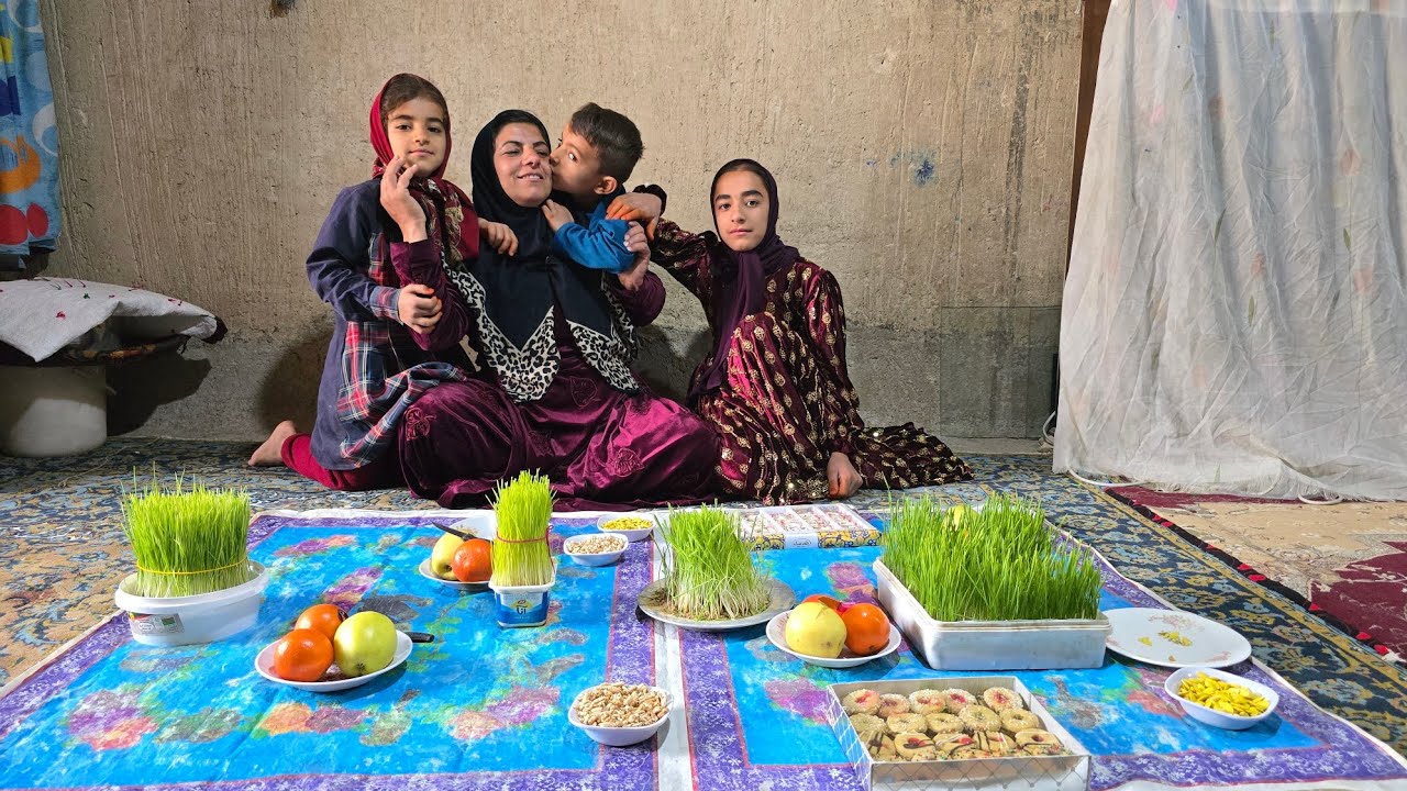 Spring's Arrival: Joyful Nowruz Moments with Esmat and Her Family! ☘️🎆