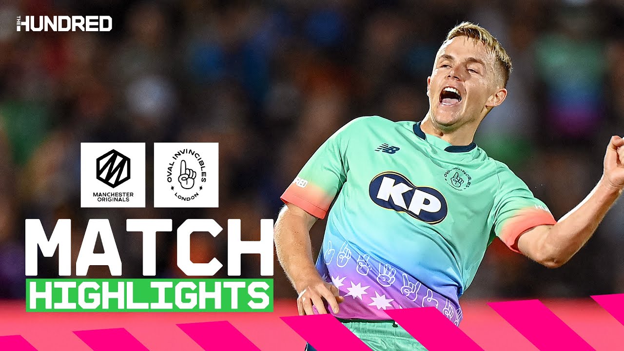 Sam Curran hits ANOTHER 50 in DRAMATIC finish 👀 | Manchester Originals v Oval Invincibles Highlights