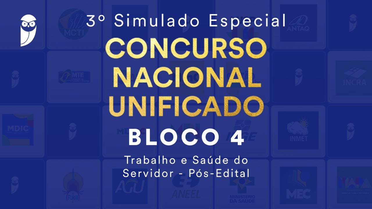 3º Simulado Especial CNU – Bloco 4: Trabalho e Saúde do Servidor – Pós-Edital – Correção