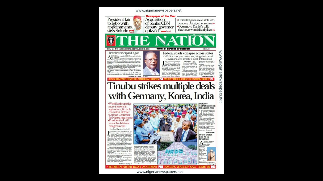 Monday's Headlines. Please subscribe for regular updates