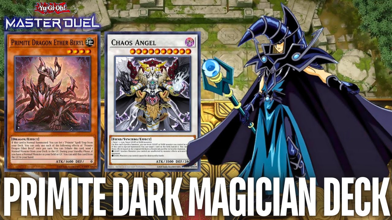 Dark Magician Primite deck in Duelist Cup Master Duel YGO