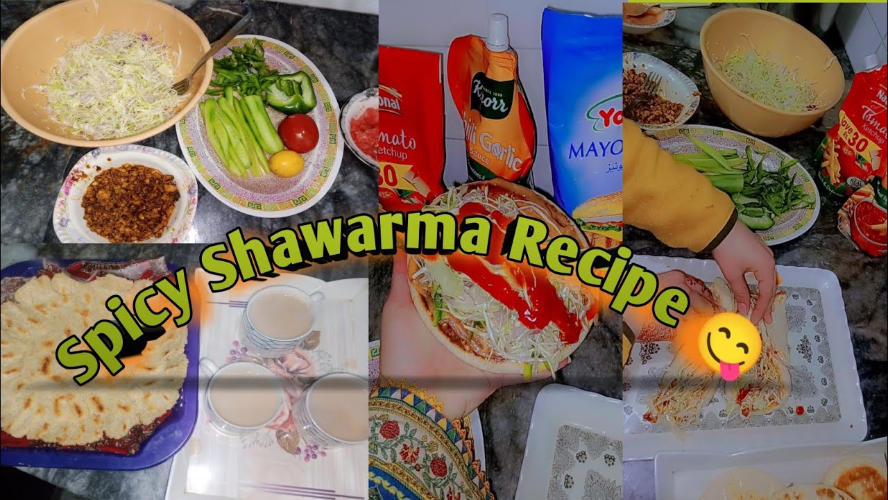 Best Shawarma Recipe // 😋 Traditional Pakistani Homemade Cooking Recipes // village Style 😍🥰 