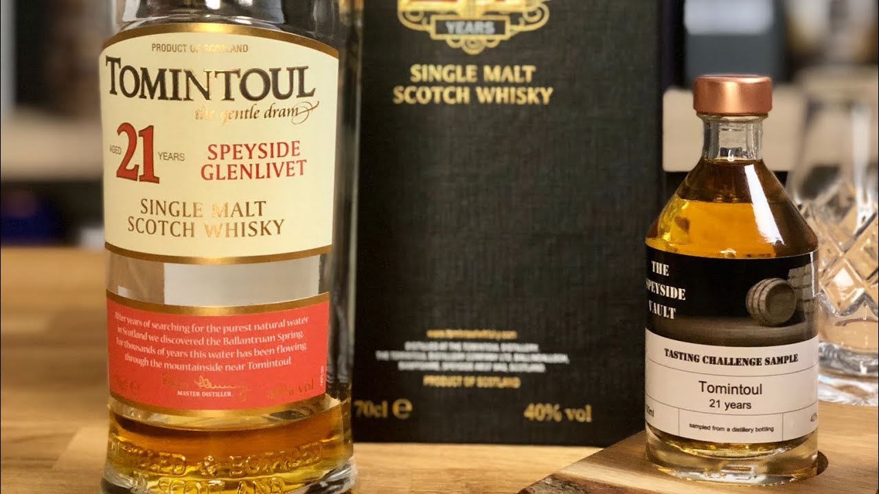 Tastingnerd verkostet Tomintoul 21 Jahre scotch Whisky￼ - Christmas Special I @thespeysidevault