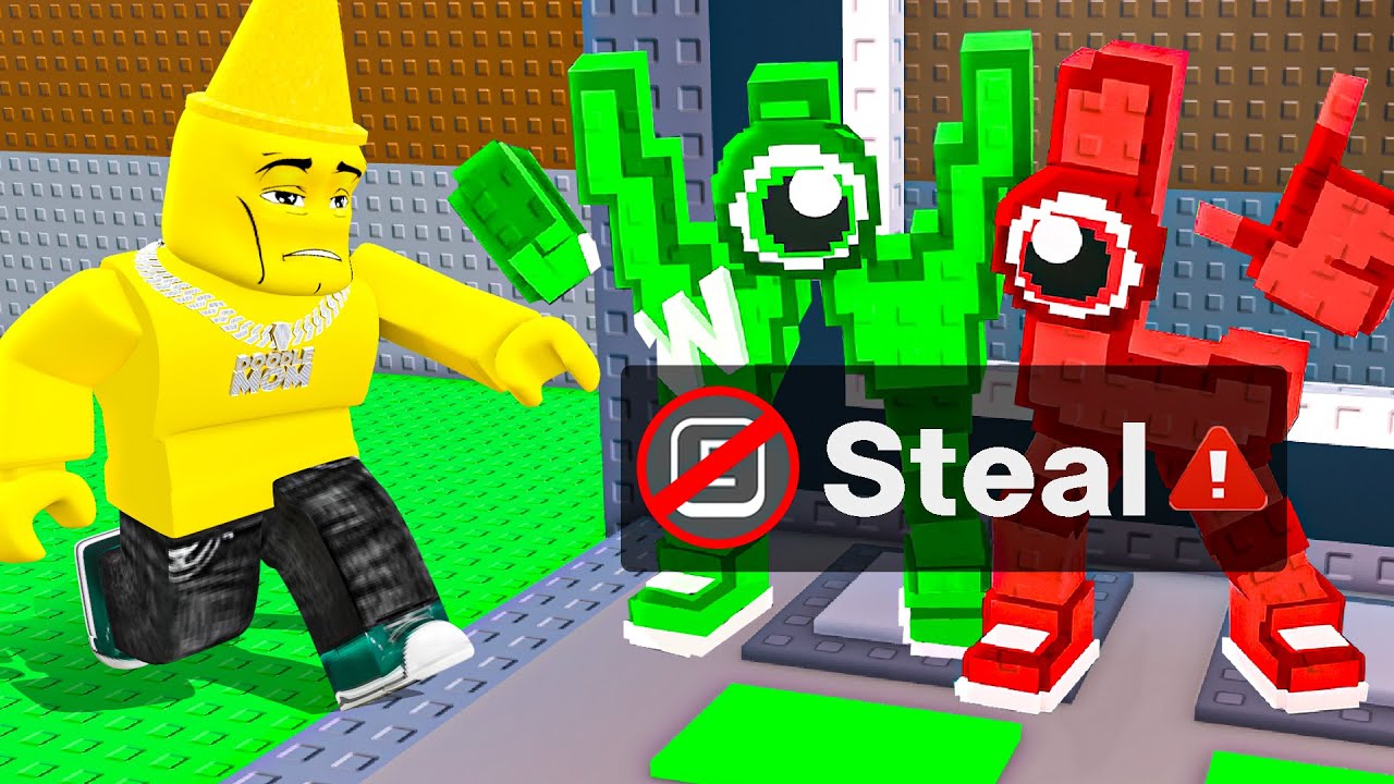 DELETE STEAL BUTTON TROLL in Steal a Brainrot 😂