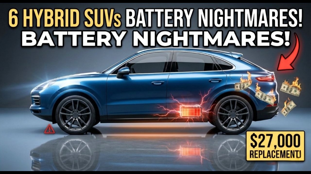 6 Hybrid SUVs That Cost $8,000 More to Maintain (Battery Nightmares)