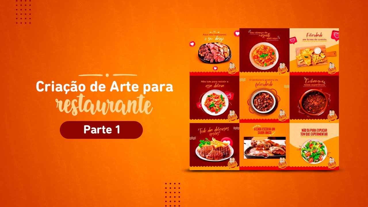 Criação de arte para Restaurante - Parte 1