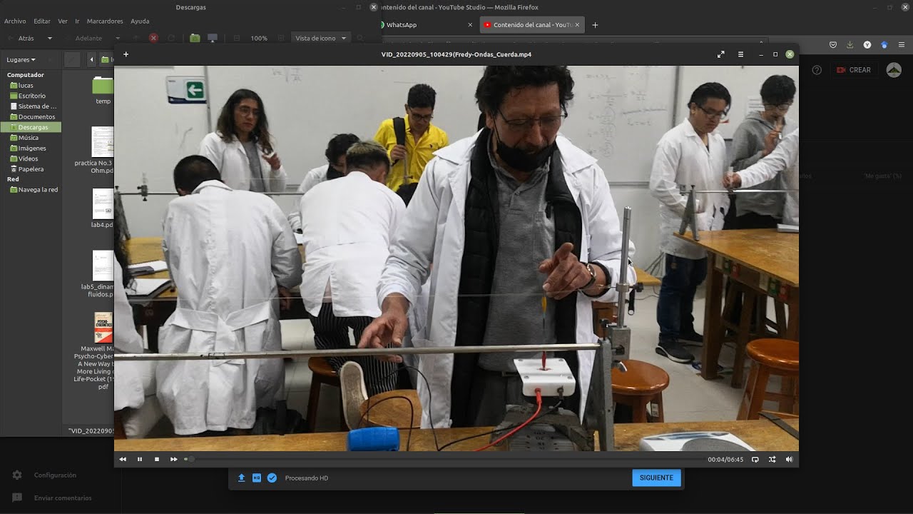 Udenar - Laboratorio: Ondas en una Cuerda.