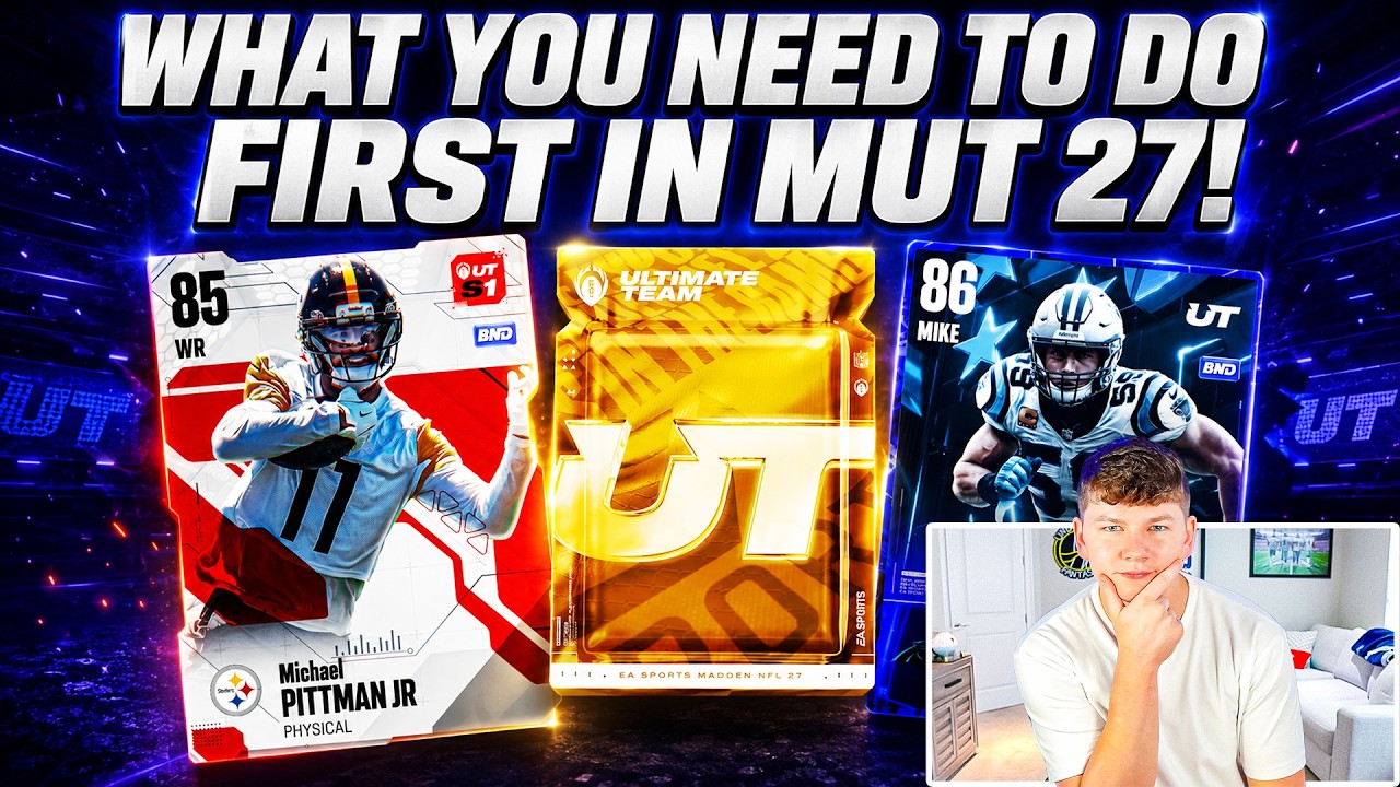 ЧТО НУЖНО СДЕЛАТЬ В ПЕРВУЮ ОЧЕРЕДЬ В MADDEN 27 ULTIMATE TEAM! БЕСПЛАТНЫЕ МОНЕТЫ, ИГРОКИ И МНОГОЕ ...