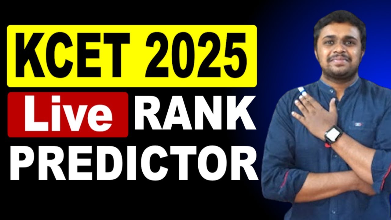 KCET 2025 Rank Prediction | How to Calculate KCET Rank | Free Excel Sheet & Live Predictor Tool
