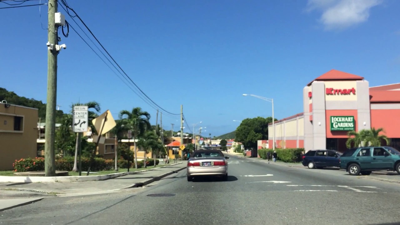 Driving tour through st.thomas virgin islands part 1.