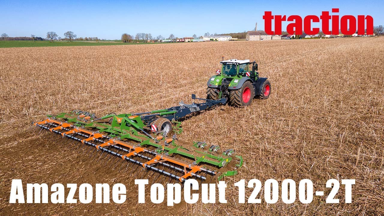 Amazone TopCut im traction-Test: Neue Schneidwalzenkombination für ultraflache Bodenbearbeitung