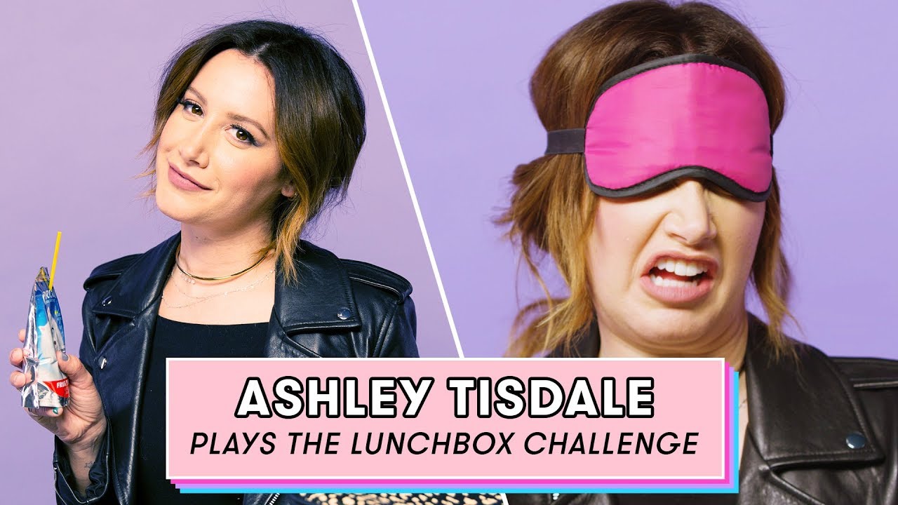 Ashley Tisdale Tries to Guess Vegan Snacks | Lunchbox Challenge