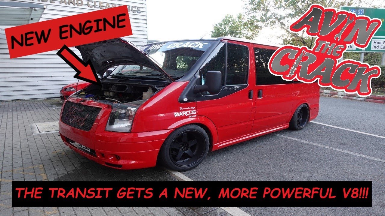 Our Transit V8 gets a bigger, more powerful V8!