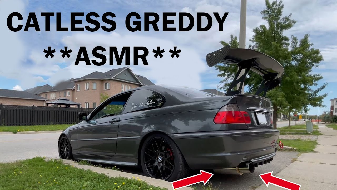 E46 Catless Headers + 4 Inch Greddy Single Exit  **ASMR EXHAUST CHECK**