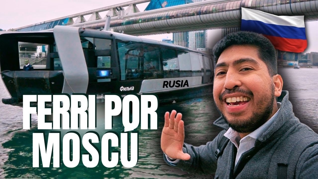 Recorrí el rio Moscú en un TRANVIA ELECTRICO- RUSIA.