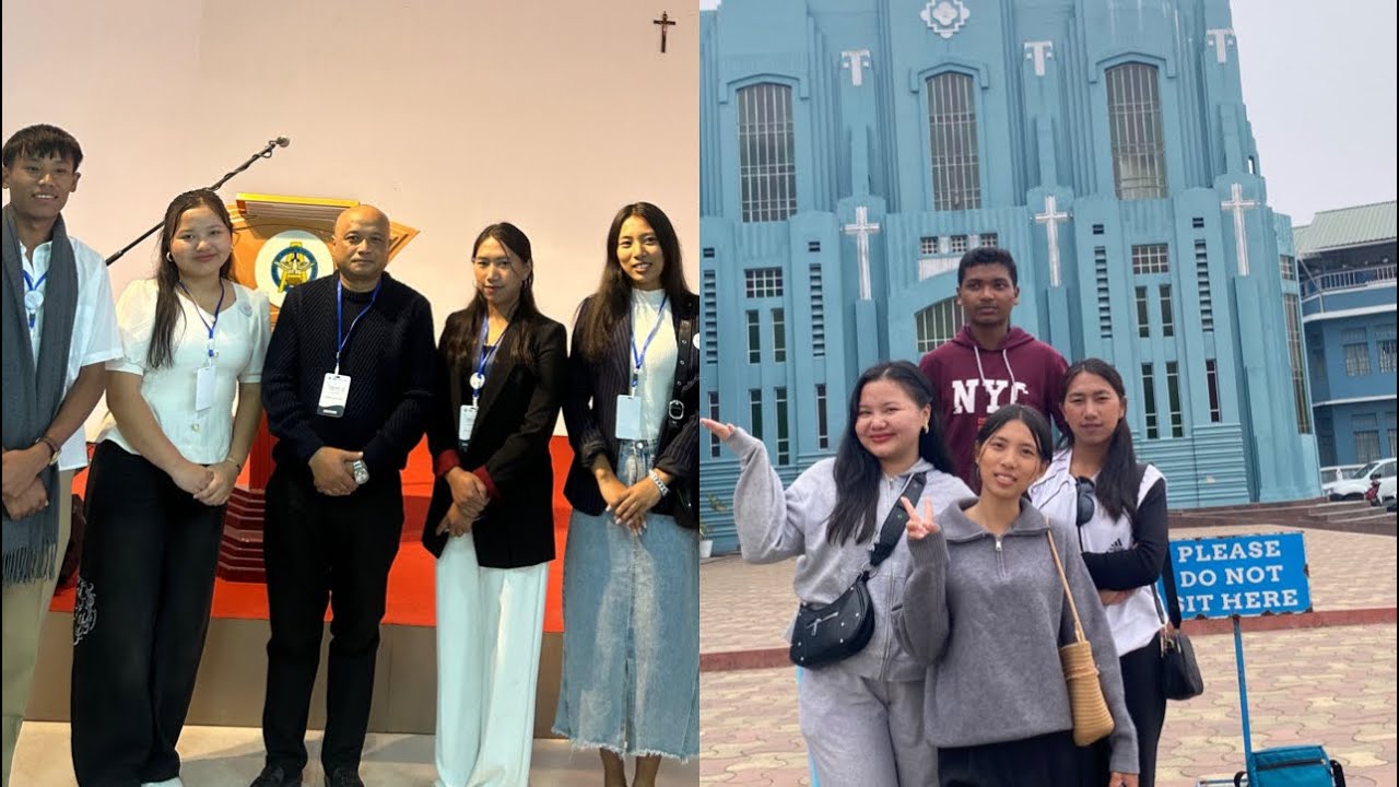 Our Shillong journey for heiwa ( peace)#youthsummit #state #manipur #donbosco #college 