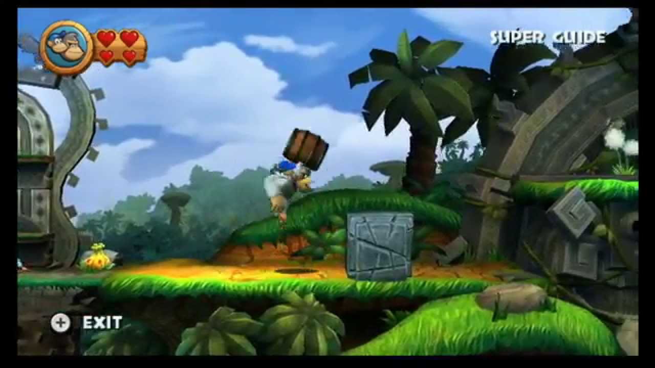 1-1: Jungle Hijinxs - Super Guide - (Wii) Donkey Kong Country Returns