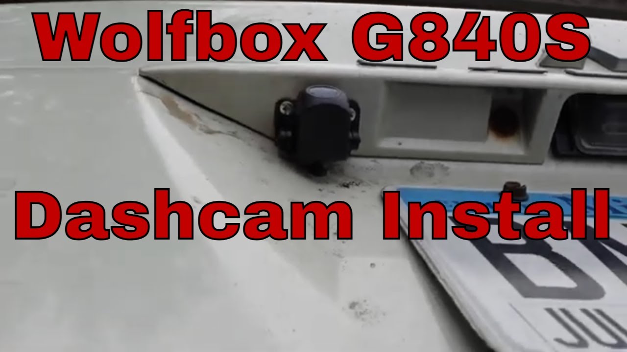 Wolfbox G840S Dashcam Installation #wolfbox #dashcam #autosecurity #ad
