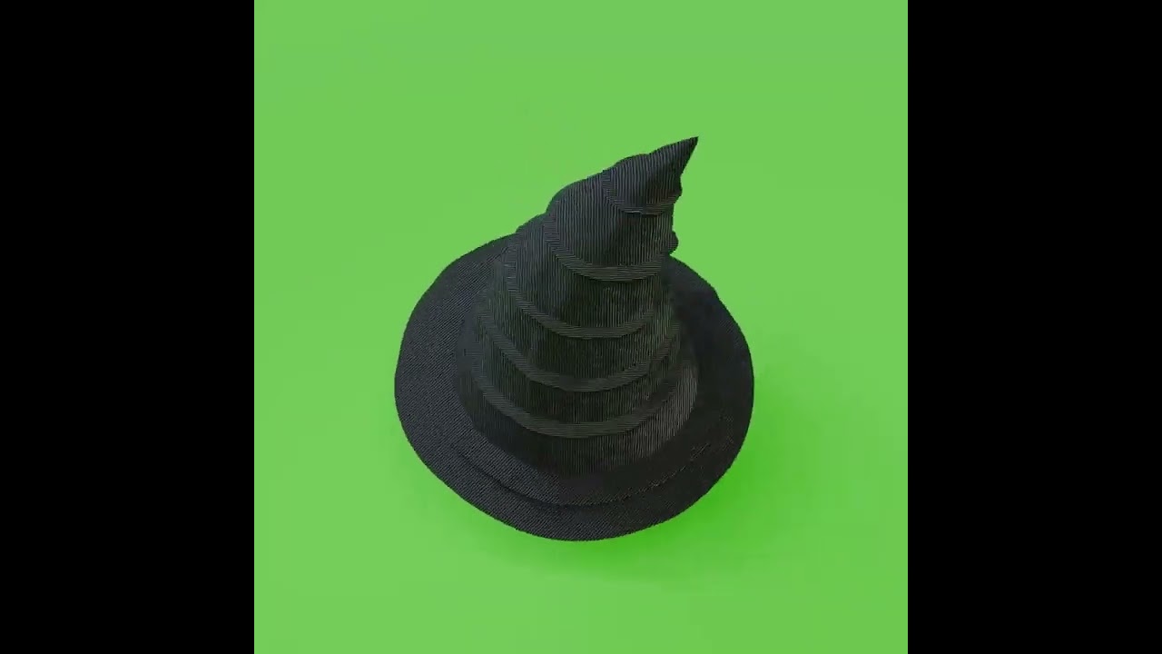 WICKED ELPHABA'S HAT #wicked #3d #art #blender #animation #satisfying #arianagrande #cynthiaerivo
