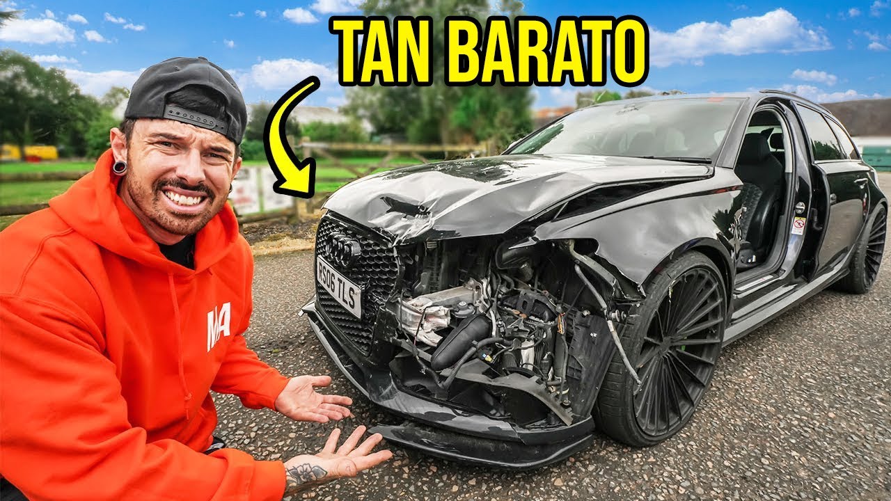 COMPRÉ UN AUDI RS6 DESCONSTRUIDO Y LO RECONSTRUÍ EN 24 HORAS