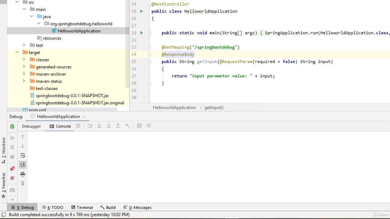 How to Remote Debug Spring Boot Web Service
