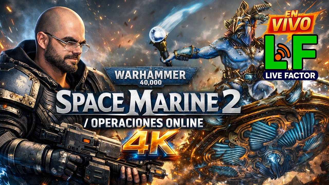 🔴¡EN VIVO! Space Marine 2 ⚔️ Operaciones Online | Coop, hordas y gloria imperial