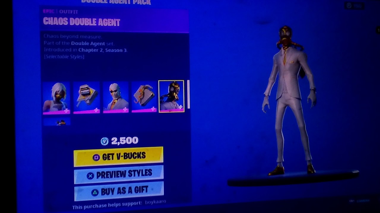 New double agent pack! Shadow pickaxe pack