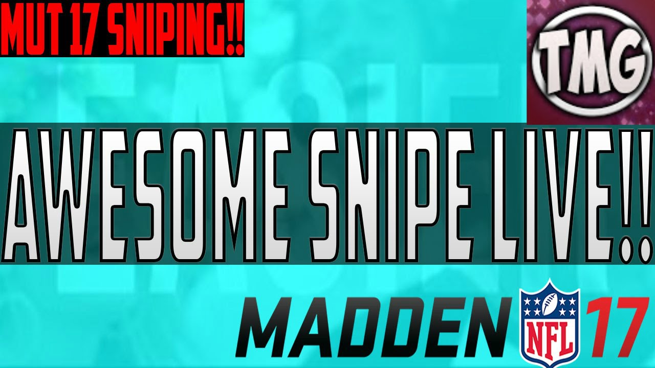 AWESOME LIVE SNIPE IN MUT 17!!! MUT 17 Sniping!!!!